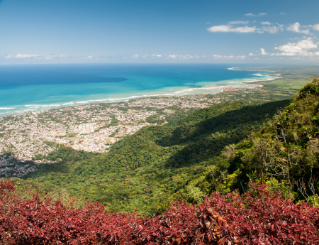 Landscape of Puerto Plata, Dominican Republic