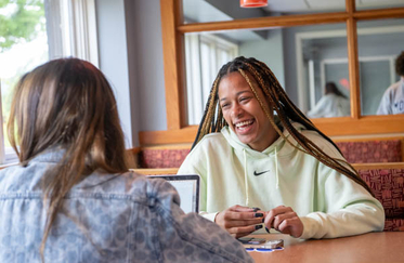 Students dining